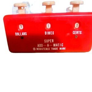Vtg Add A Matic Money Counter Cost Comparer Working 3.5 x 2 x .08 in Read